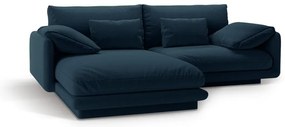 Divano angolare blu scuro (angolo sinistro) Torino - Micadoni Home