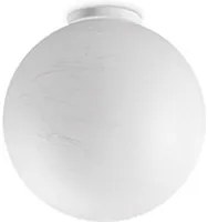 Plafoniera Contemporanea Carta Metallo Bianco 1 Luce E27 25W Ip20