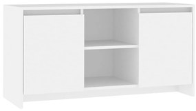 Mobile porta tv bianco 102x37,5x52,5 cm in truciolato