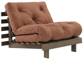 Poltrona in colore arancio-rame Roots - Karup Design