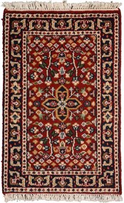 Sarouk Tappeto 60x90 Rosso (Indian) Annodato A Mano