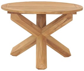 Tavolo da Pranzo da Giardino Ø110x75 cm in Massello di Teak