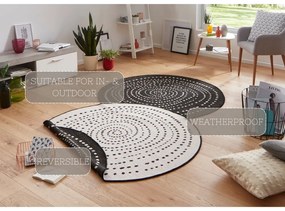 Tappeto nero per esterni , ø 140 cm Bali - NORTHRUGS