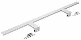 Lampada LED per specchio 74 cm luce naturale e doppia installazione
