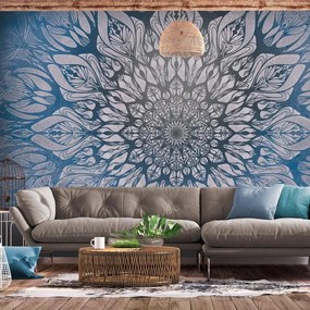 Fotomurale adesivo  Spider Web (Blue)  Larghezza x Altezza Home decor 147x105