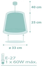 Dalber 81172H - Lampadario per bambini DREAM FLOWERS 1xE27/60W/230V