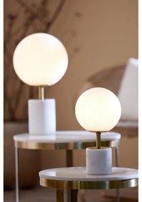 Lampada da tavolo bianca (altezza 35 cm) Medina - Light &amp; Living