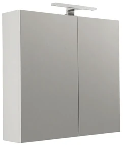Specchio Contenitore 60x60 Un'Anta Con Illuminazione Led Savini "Specchiere"