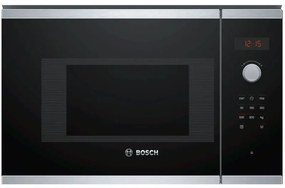 Bosch - Serie 4 BFL523MS1F Microonde da incasso 38cm Acciaio inox. Posizionamento dell'apparecchio: Da incasso, Tipo di prodotto: Solo microonde,