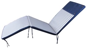 STRAND - cuscino sdraio con doppia cucitura idrorepellente a righe