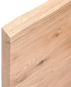 Ripiano muro marrone chiaro 40x60x4 cm massello rovere trattato