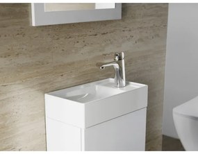 Ravak XJX01240000 - Lavabo da appoggio VEDA SLIM 40x22 cm ceramica/bianco