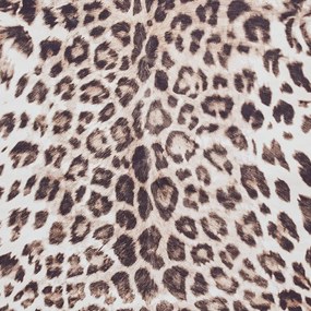 Tappeto marrone/beige 155x130 cm Faux Leopard - Think Rugs