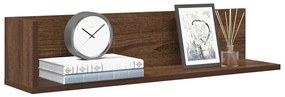 Mensole Da Parete 2pz Rovere Marrone 75x16,5x16,5 Cm Truciolato /