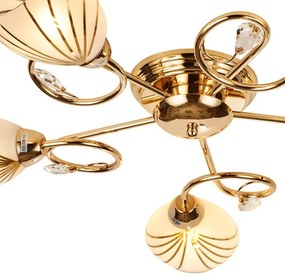 Brilagi - Lampadario a plafone MEGAPOLIS 5xE14/60W/230V oro