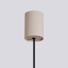 Sollux SL.1744 - Lampadario a sospensione con filo HALO 1xG9/8W/230V diametro 12 cm beige