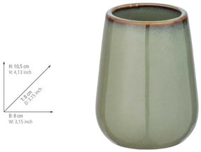 Set di accessori da bagno verde in ceramica Sermione - Wenko