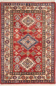 Kazak Tappeto 120x80 Rosso (Pakistan) Annodato A Mano