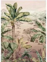 Osborne & Little Carta da parati panoramica Martinique - Blush