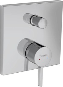 Miscelatore Monocomando Vasca doccia Con Valvola Antiriflusso Parte Incasso Non Inclusa Cromo Hansgrohe Finoris 76416000