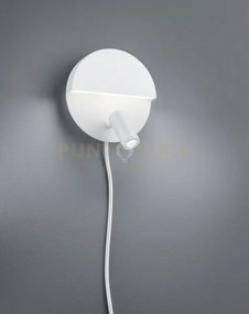 Mario applique tonda led 2,3w 200lm - 6w 600lm, 3000k doppia emissi...