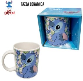 Trade Shop - Tazza Mug In Ceramica Lilo & Stitch 325 Ml Tazze Colazione Bambina Regalo