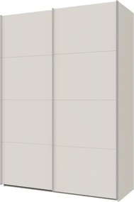 Armadio Guardaroba 2 Ante Scorrevoli Con Barra Appendiabiti Sofi Beige