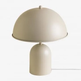 Lampada Da Tavolo Haile In Metallo Tapioca Beige - Sklum