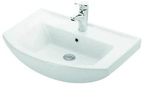 Kamalu - Lavabo bagno sospeso 65 cm ceramica Litos-BN65