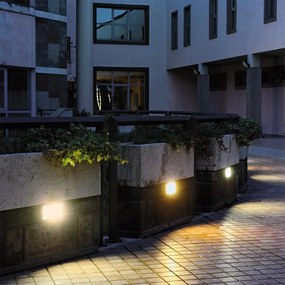 Plafoniera Esterno Contemporanea Peyton Pc Bianco 1 Luce E27 Ip54