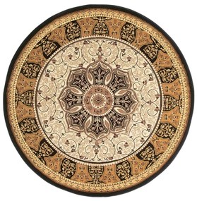 Tappeto marrone Heritage, ⌀ 150 cm - Think Rugs