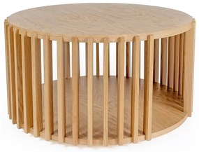Tavolino in rovere , ø 83 cm Drum - Woodman