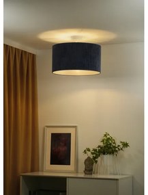 Duolla - Lampadario a plafone CORDUROY 1xE27/15W/230V diametro 40 cm blu scuro