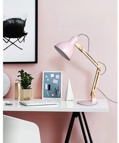 Lampada da tavolo 1xE27/40W/230V rosa