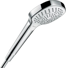 Doccetta quadra multigetto Bianco Cromo Hansgrohe Croma Select E multi 26810400