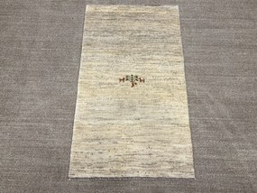 Gabbeh Tappeto 70x120 Beige (Iran) Annodato A Mano