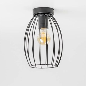 Plafoniera LED 1xE27/6,5W/230V nera