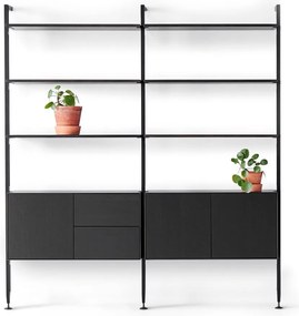 Libreria nera in rovere decor 98x210 cm Edge by Hammel - Hammel Furniture