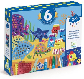 Gioco creativo - animali del mare - 6 attività