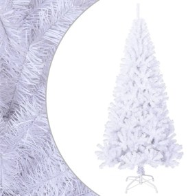 Albero di Natale Artificiale con Rami Spessi in PVC, Bianco / 240 cm