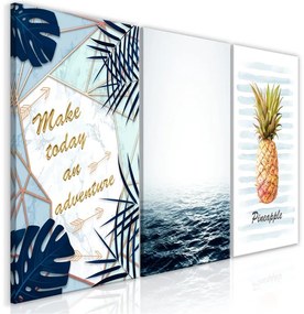 Quadro Pineapple Quote (3 Parts)