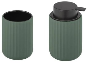 Set di accessori da bagno verde in ceramica Belluno - Wenko