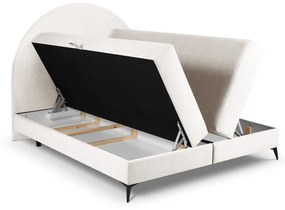 Letto boxspring beige con contenitore 180x200 cm Sunrise - Cosmopolitan Design