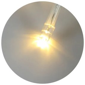 Catena natalizia LED 20xLED/2 funzioni 2,4m bianco caldo