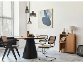 Globo 15648-3H - Lampadario a sospensione con filo JEDD 3xE27/60W/230V nero