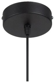 Lampadario su filo WILL 1xE27/60W/230V nero