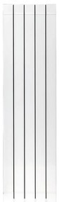 Radiatore acqua calda PRODIGE SUPERIOR in alluminio 0 colonne, 5 elementi, interasse 1400 mm, BIANCO