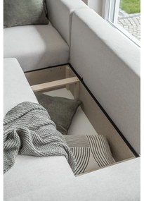 Divano letto angolare crema (variabile) Homely Tommy - Miuform