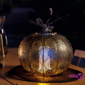 Luxform Lampada da Esterno a LED a Batteria Pumpkin Argento Anticato