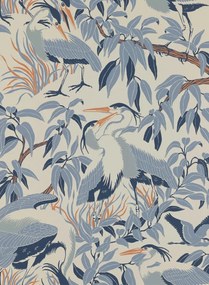 Långelid / von Brömssen Carta da parati Herons - Denim